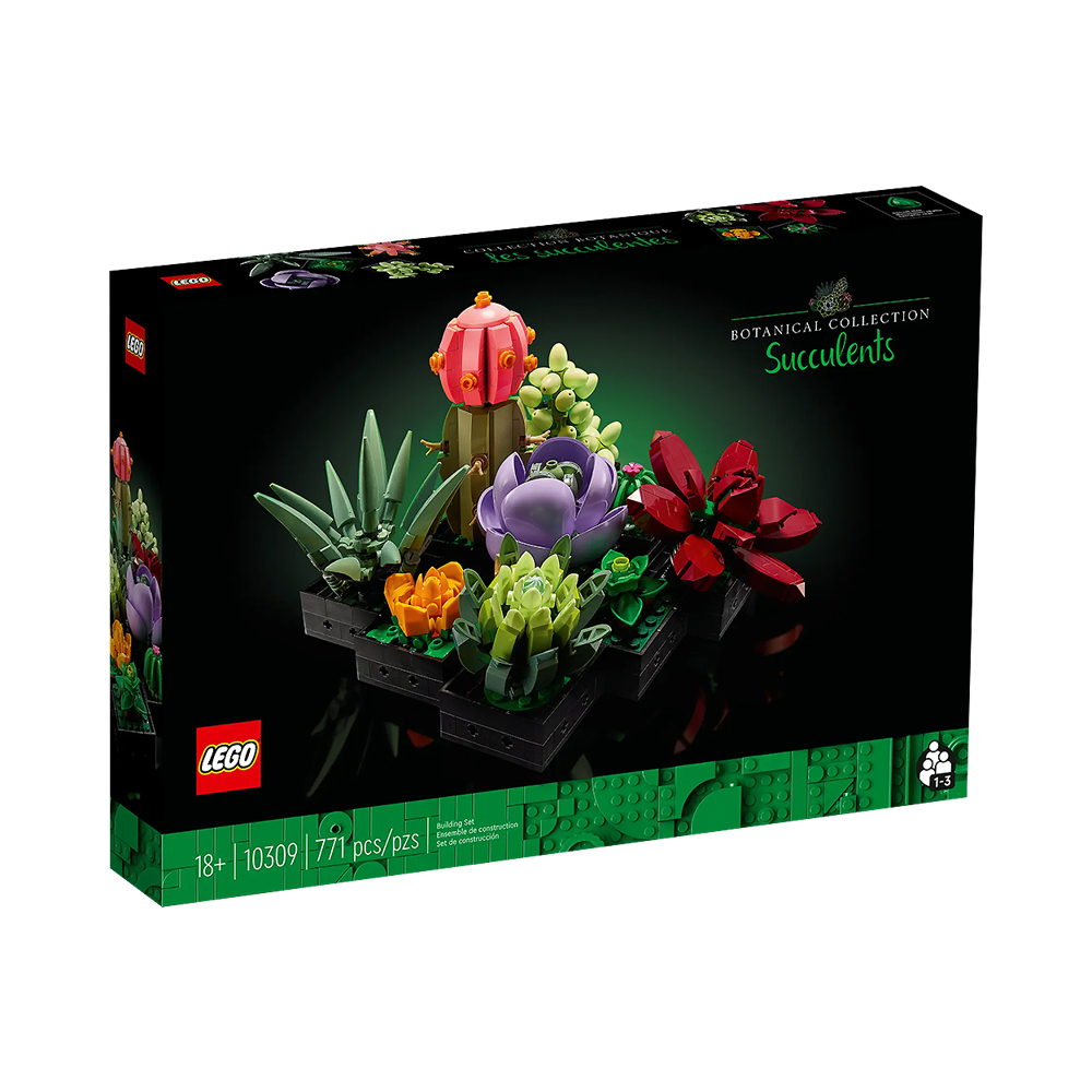 Brinquedo de Construção Lego Botanical Collection Suculentas 10309 771 Peças