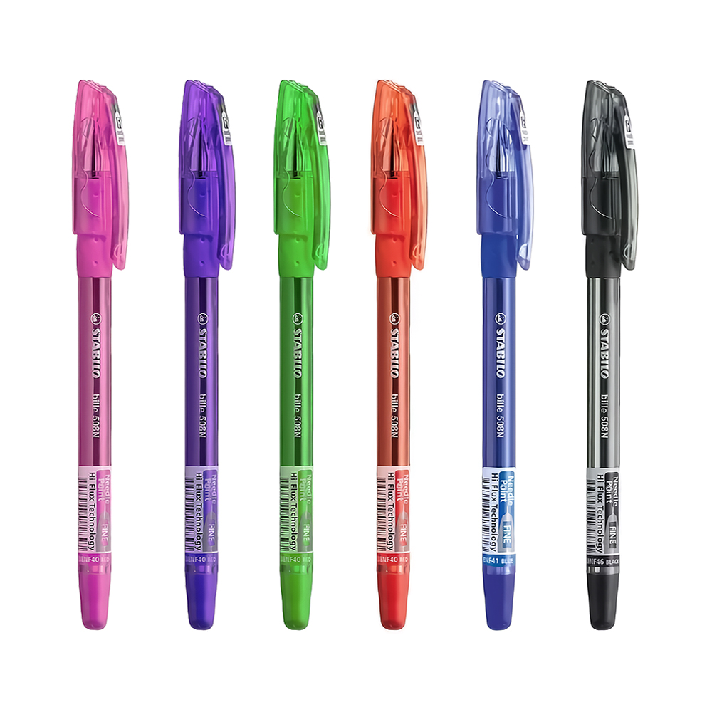 Caneta Stabilo Bille 508N Hi-flux 508NF5PHSP2 6 Unidades