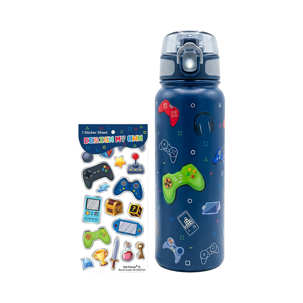 Garrafa Térmica Gaming 600ML Hot Focus 469GC