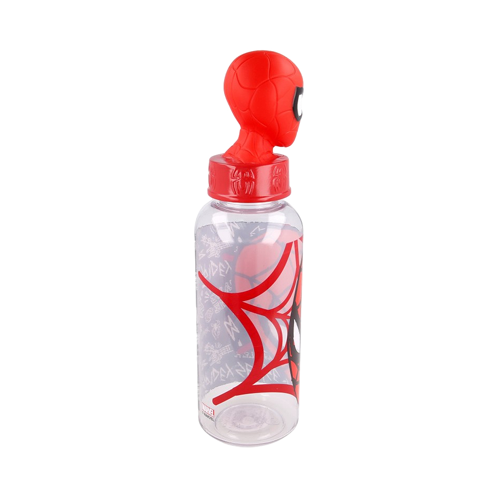 Garrafa 3D Stor 10116 Marvel Spider-man Transparente 560ML