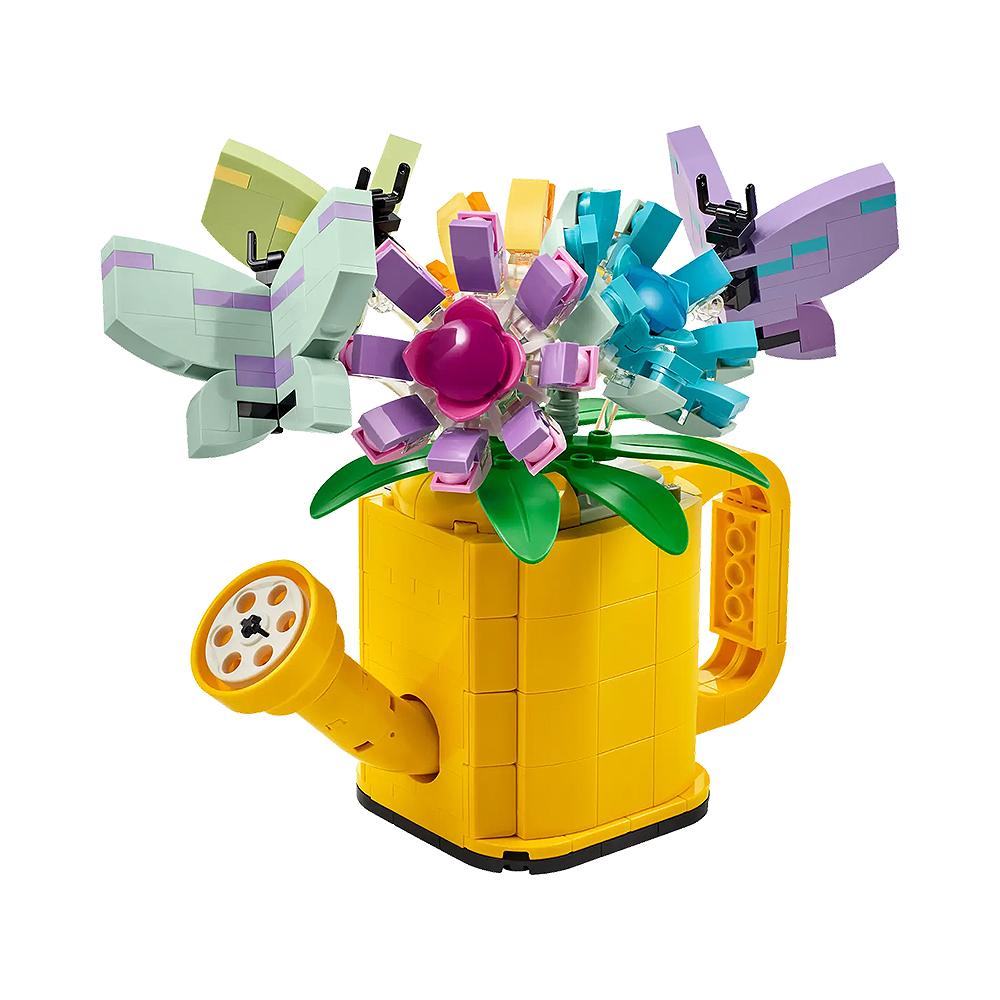 Juguete de Construcción Lego Creator Flowers IN Watering Can 3 EN 1 31149 420 Piezas