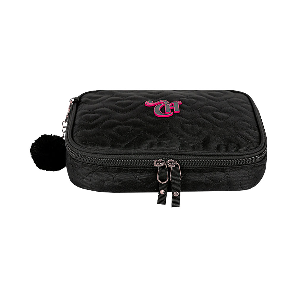 Estojo Sestini Capricho Crush 075898-01 Preto