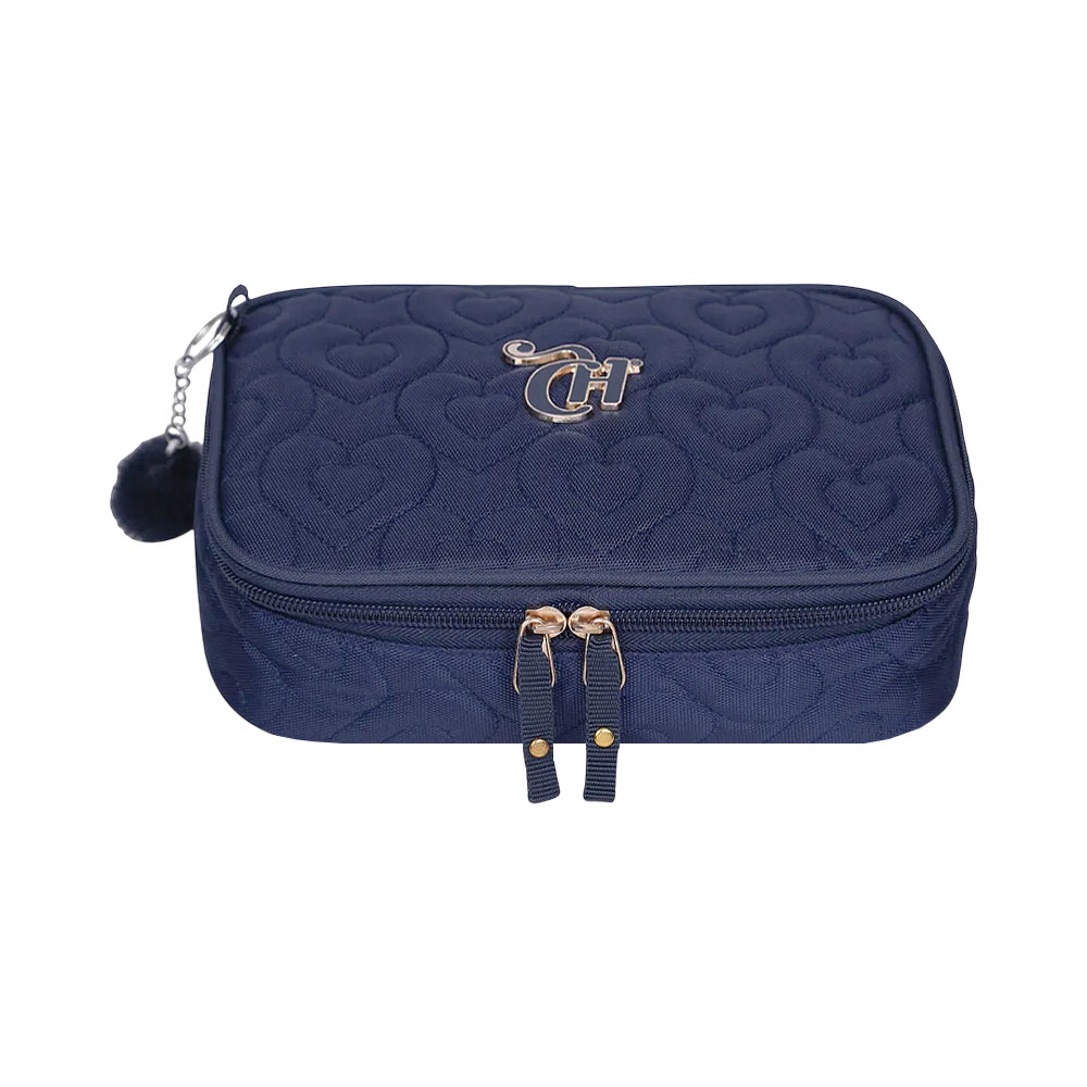 Estojo Sestini Capricho Crush 075898-72 Azul Marinho