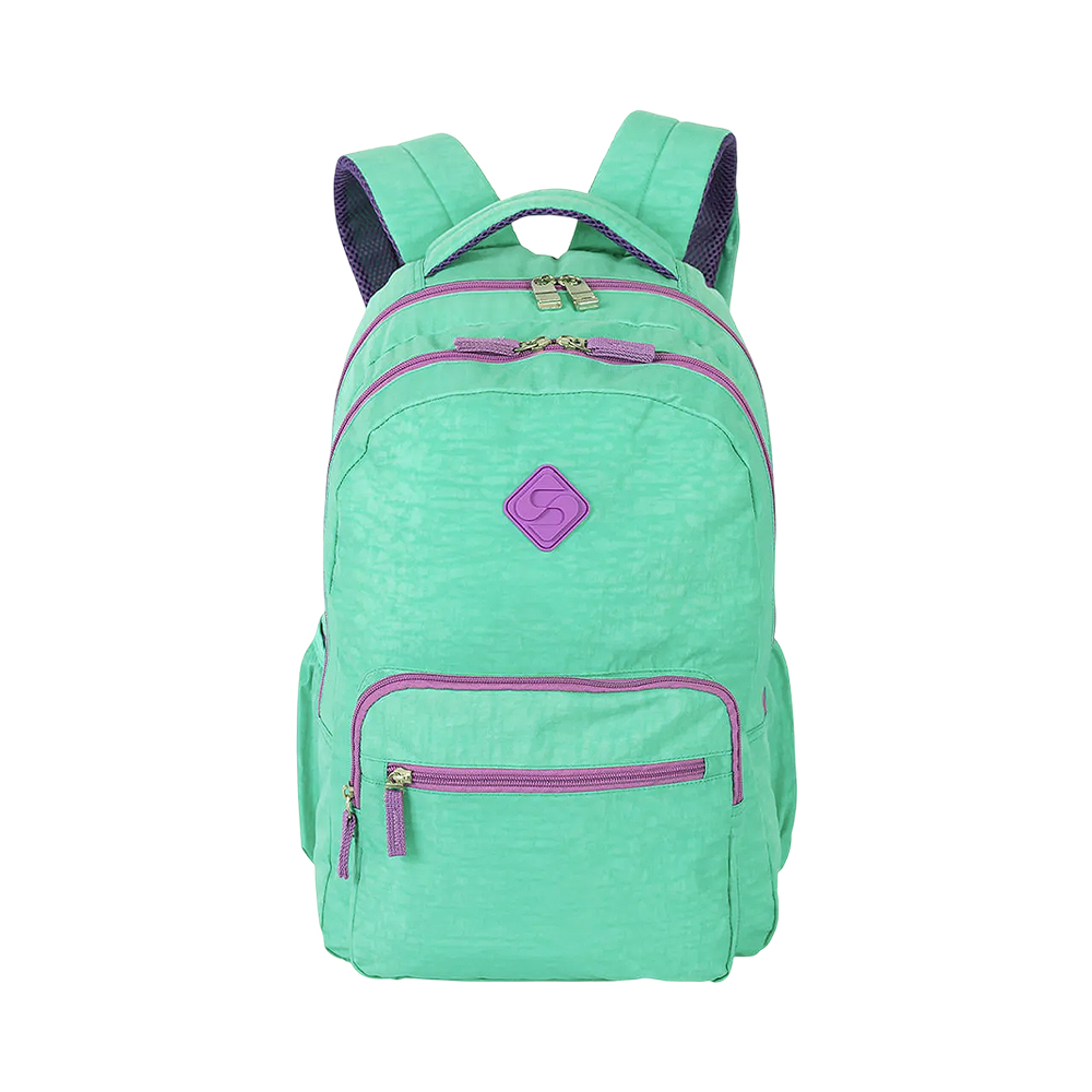 Mochila Sestini College Crinkle 4 076138-77 Turquesa/roxo