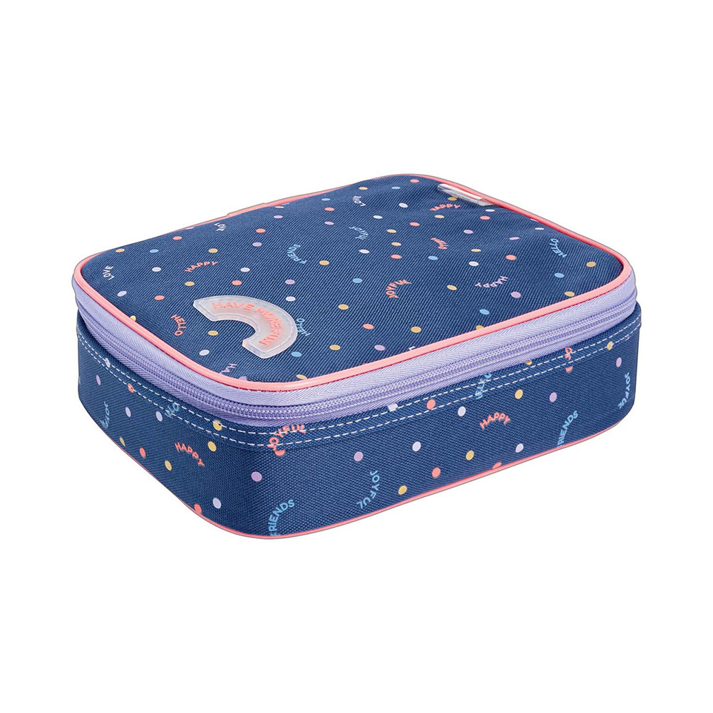 Estojo Tilibra Académie Dots Box Have More Fun 337742