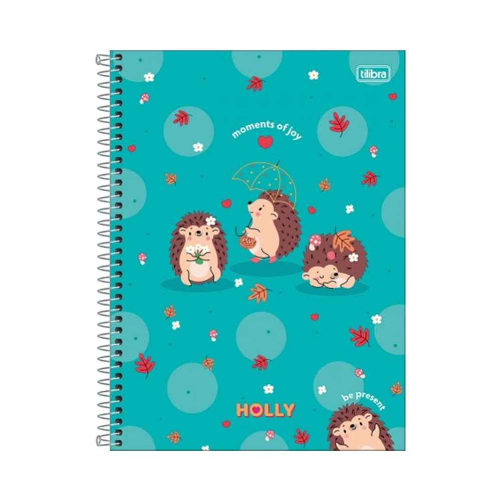 Caderno Universitário Tilibra Holly 395927 256 Folhas Sortido 1 Peça