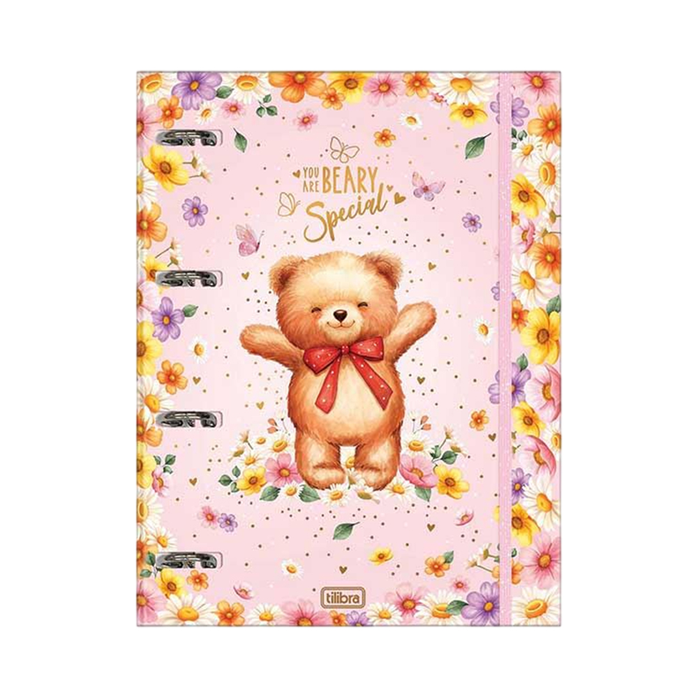 Caderno Universitário Tilibra Love Bear 39835 48 Folhas