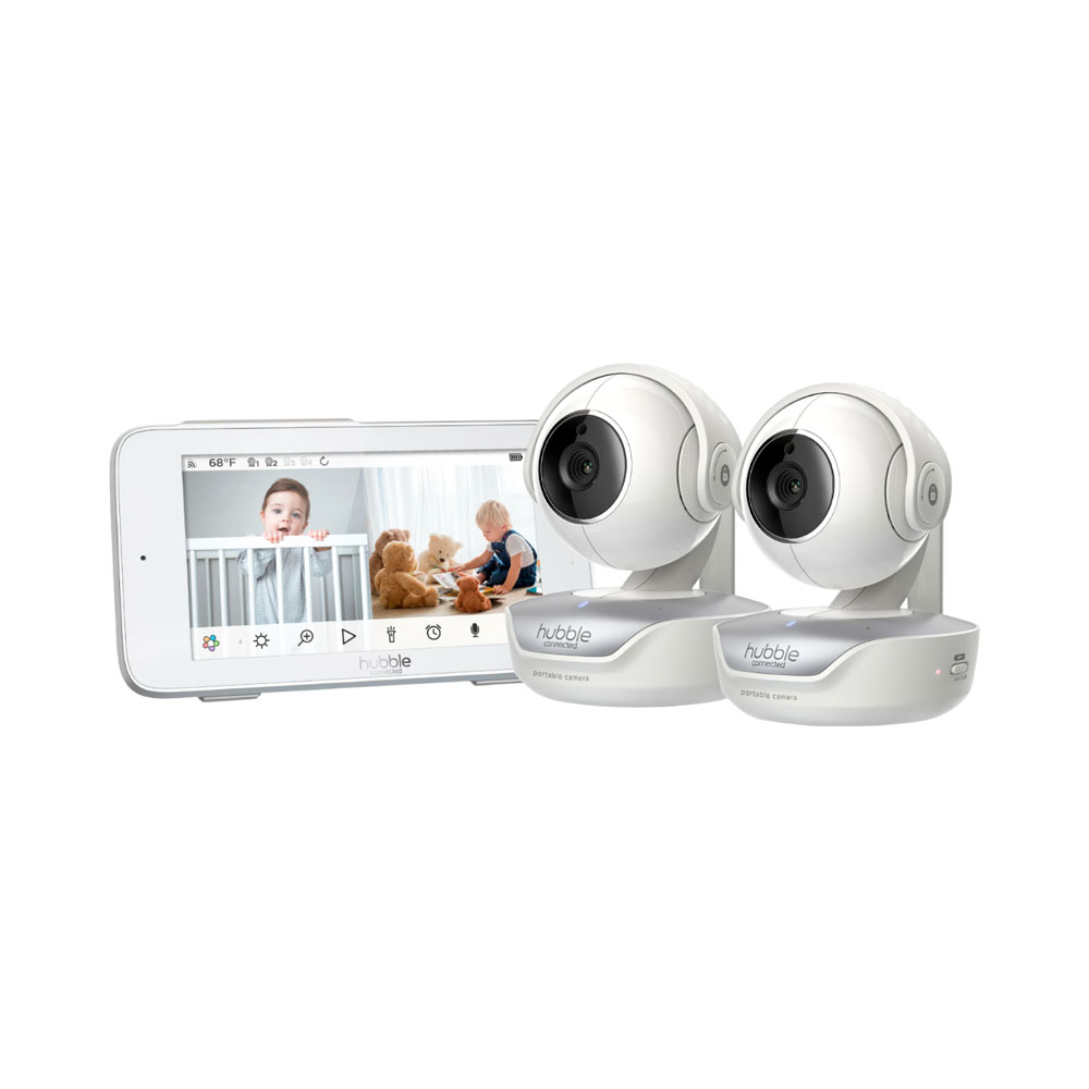 Monitor para Bebê Nursery Pal Deluxe Twin Hubble 0195