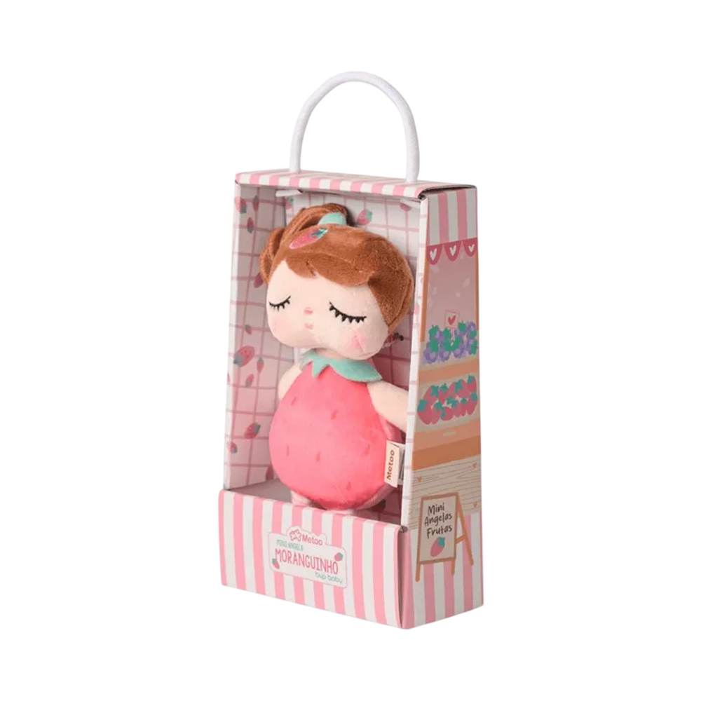 Boneca de Apego Metoo Mini Angela Moranguinho Bup Baby 9379