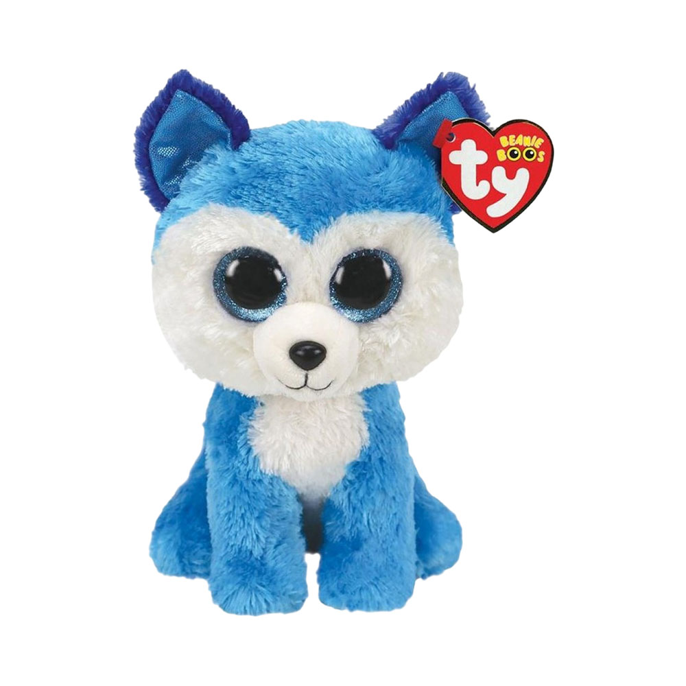Pelucia Prince Husky Azul TY Beanie 36474