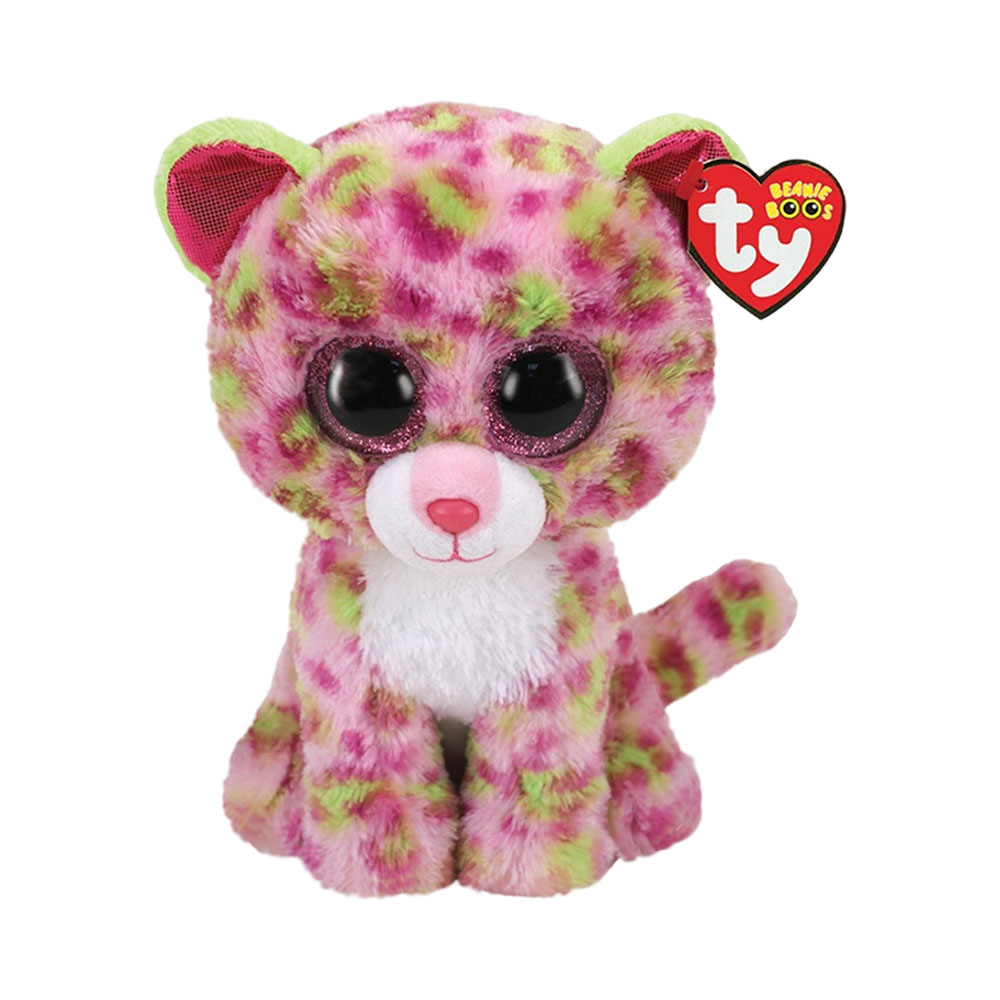 Pelucia Lainey Leopardo Rosa TY Beanie 4763