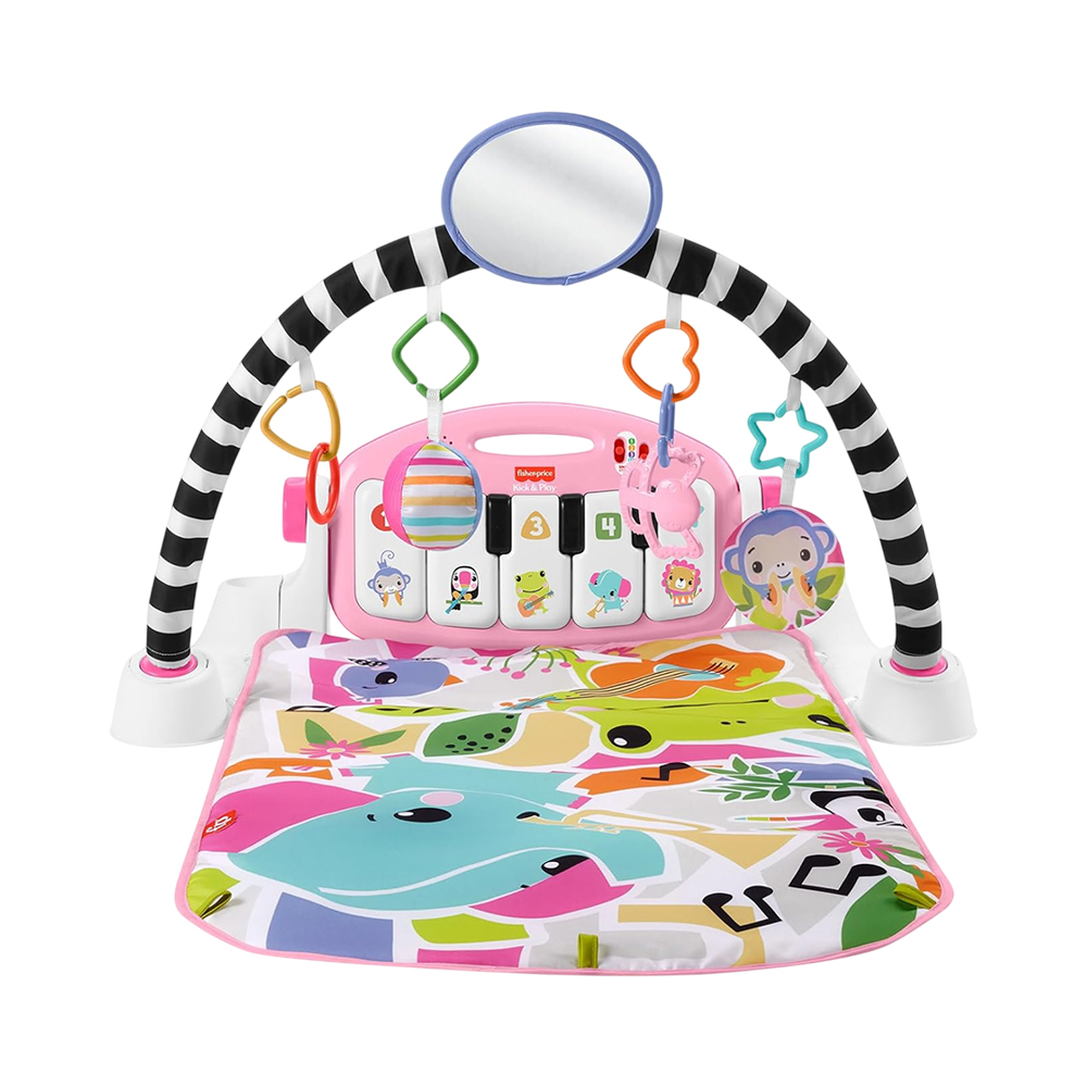 Tapete de Atividades Gimnasio Piano Pataditas Musicales Brilla Y Crece Fisher Price HWY60-0