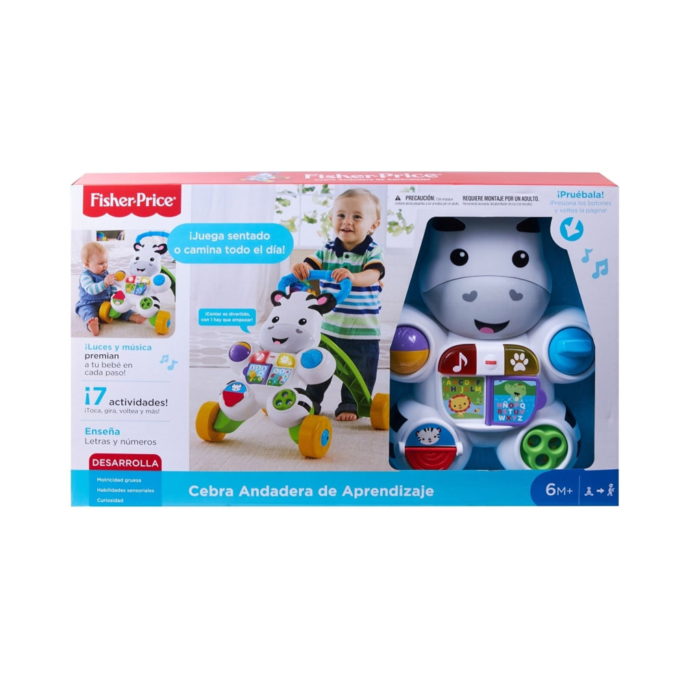 Brinquedo Andador Fisher Price DMP82 Cebra Aprendizaje