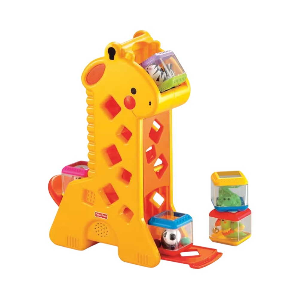 Brinquedo Girafa Blocos Divertidos Fisher Price B4253