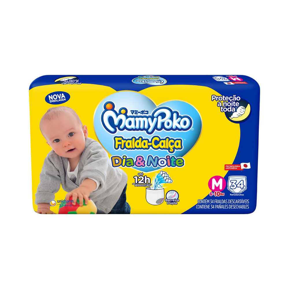 Pañal M/6-10KG 34 Unidades Mamypoko 209