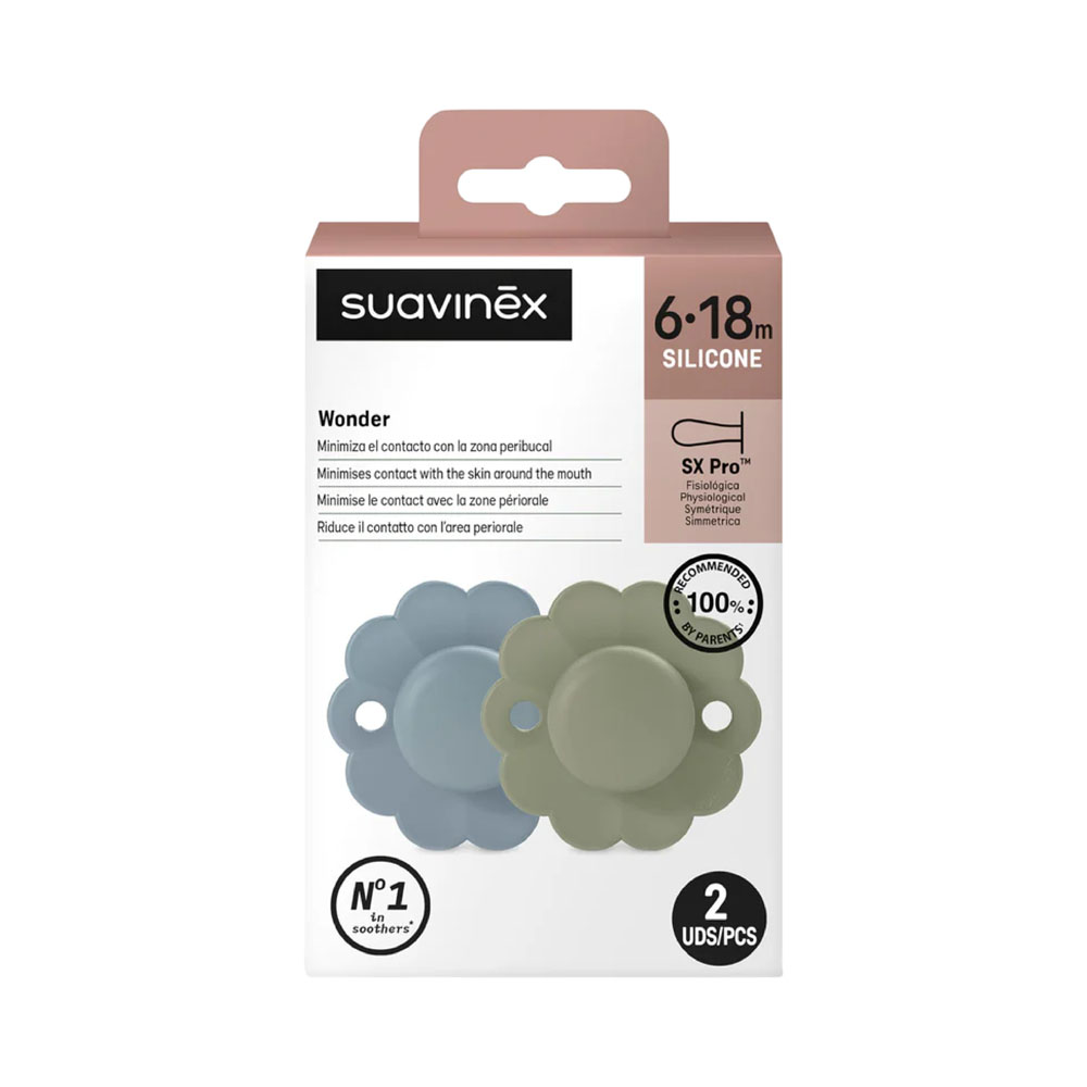 Chupete Fisiológico Wonder SX PRO 6-18 M 2 Piezas Suavinex 84437