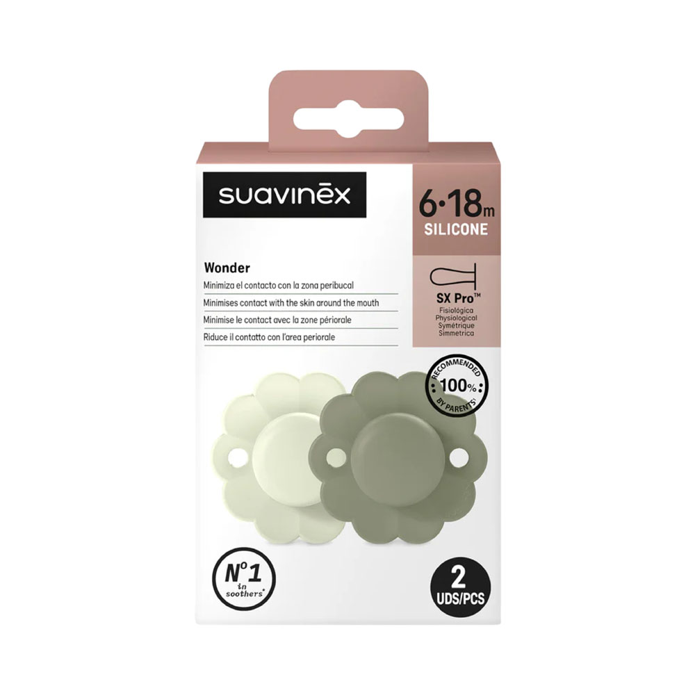 Chupete Fisiológico Wonder SX PRO 6-18 M 2 Piezas Suavinex 84468