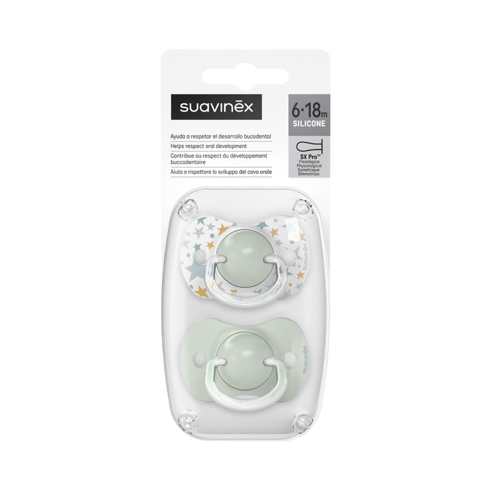 Chupete Silicona 2 Piezas 6-18M Suavinex 3307330