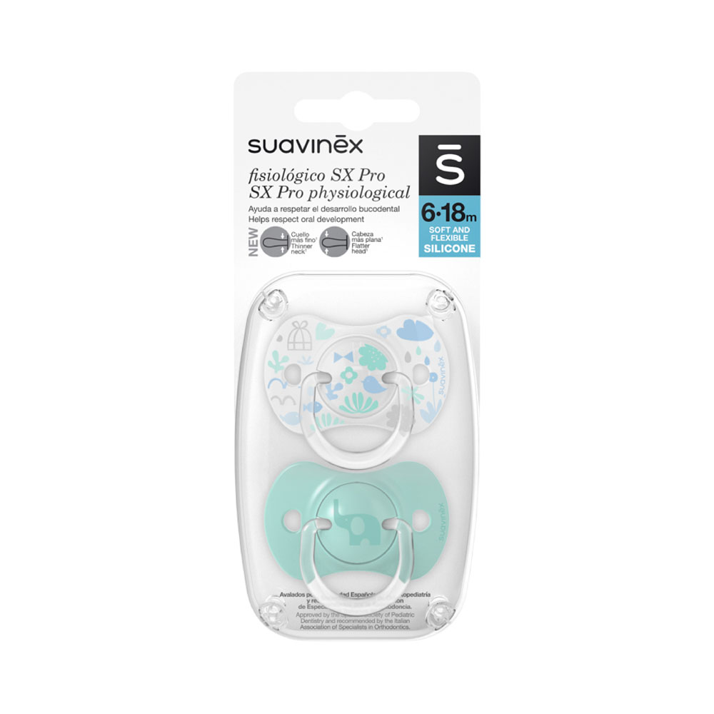 Chupete Soft 2 Piezas 6-18M Suavinex 74803