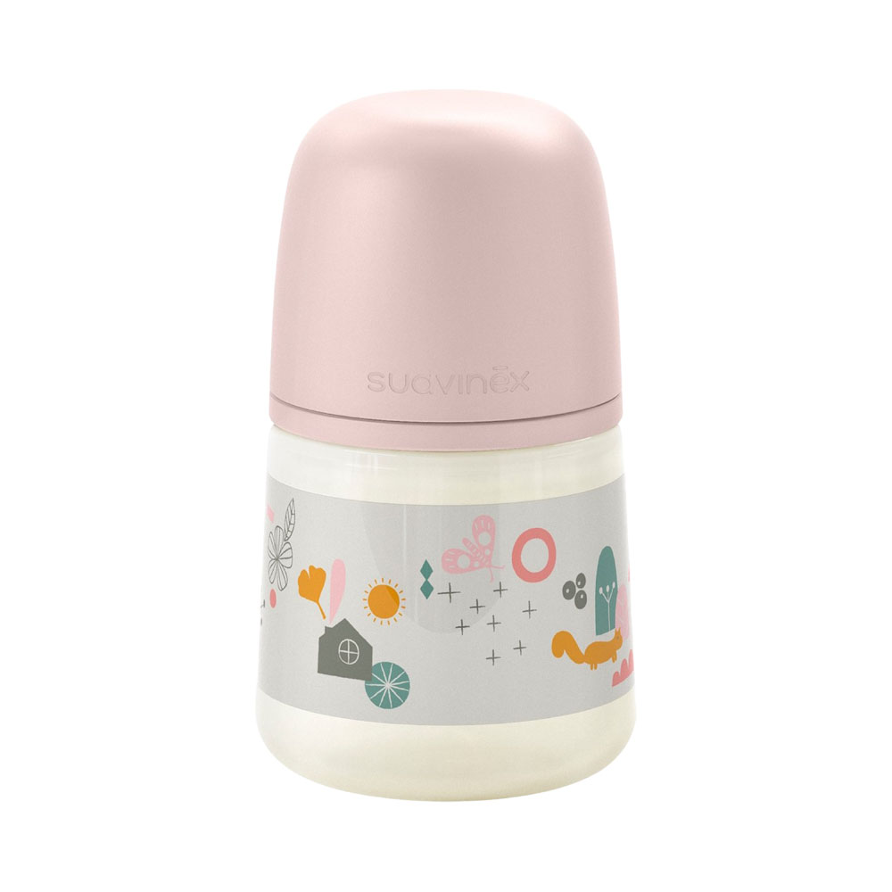 Biberón Rosa Anticólico +0M 150ML Suavinex 83805