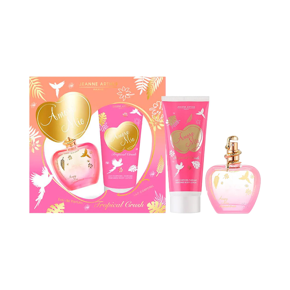 Kit Perfume Jeanne Arthes Amore Mio Tropical 2 Peças