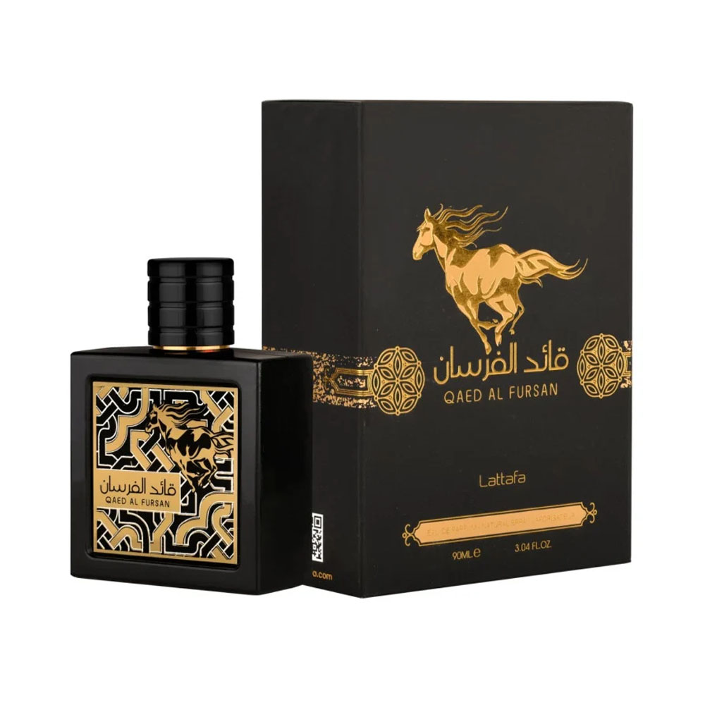 Perfume Lattafa Qaed AL Fursan Black Eau de Parfum 90ML