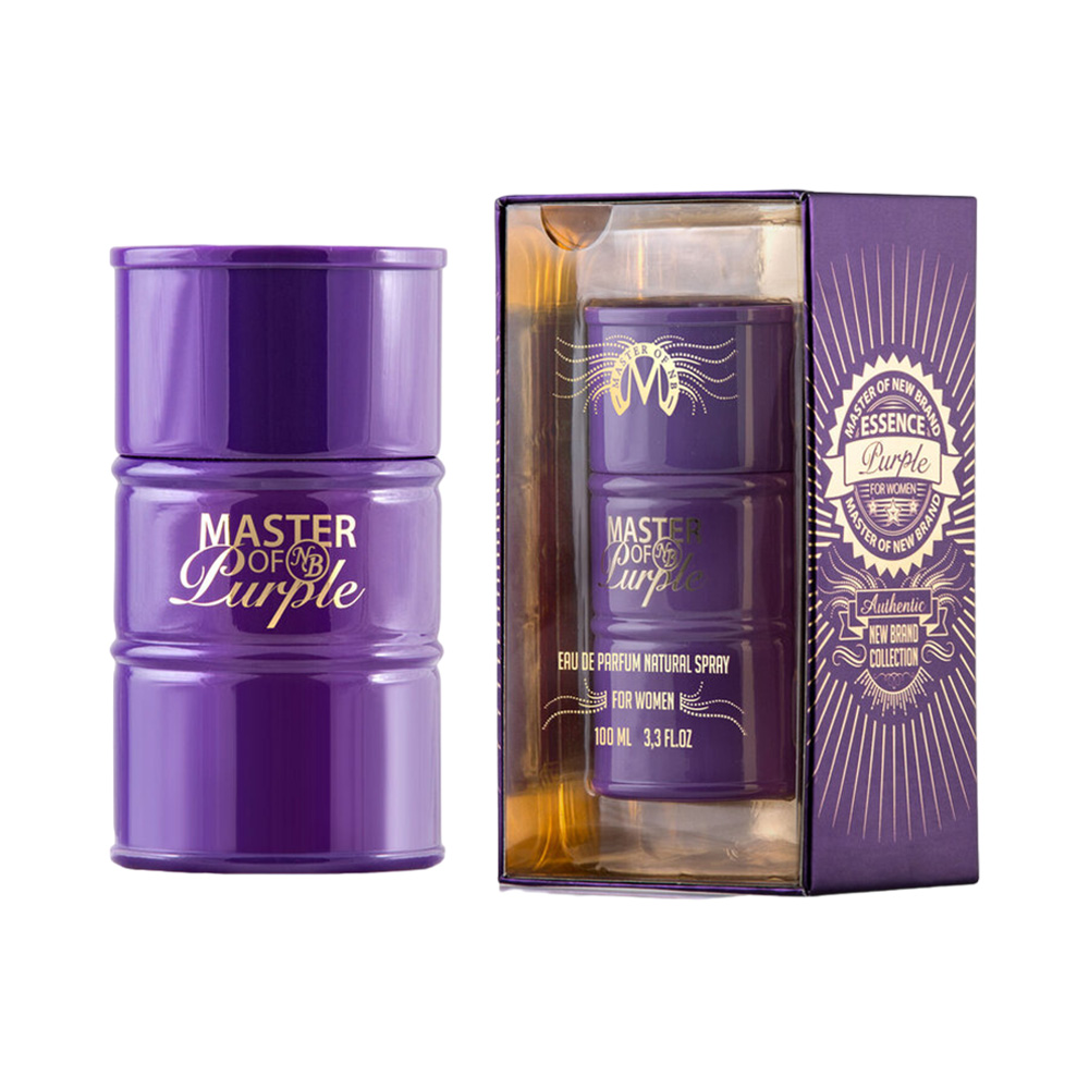Perfume New Brand Master OF Purple Eau de Parfum 100ML