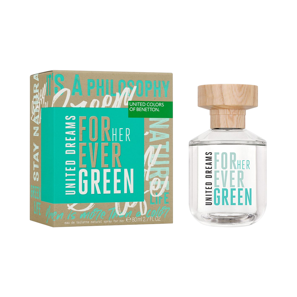 Perfume Benetton Forever Green Her Eau de Toilette 80ML