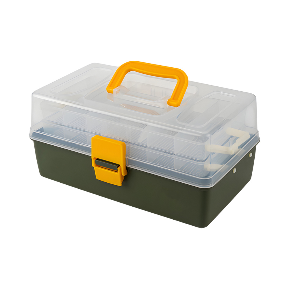 Caixa de Pesca Tropical H456 17.2X30CM Verde/transparente