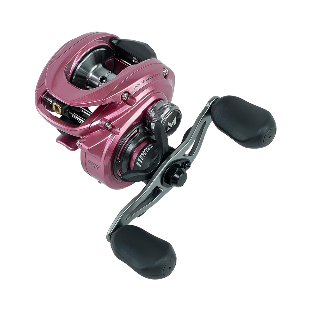 Carretilha Marine Avenger Pink 11000 Shil Esquerda
