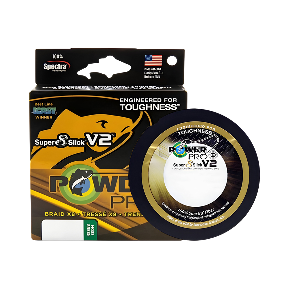 Linha de Pesca Power PRO Super 8 Slick V2 37KG 0,43MM 275M Green