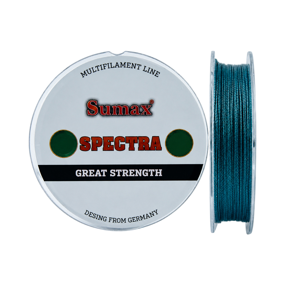 Hilo de Pesca Sumax Spectra 0.14MM 18LB 300M Gris