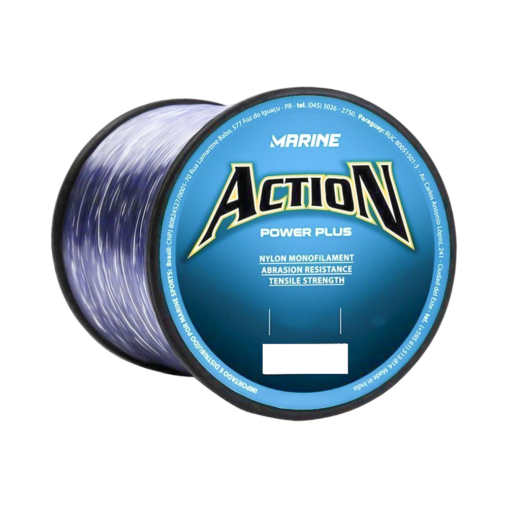 Linha de Pesca Marine Sports Action 46KG 0.90MM 300M Cinza