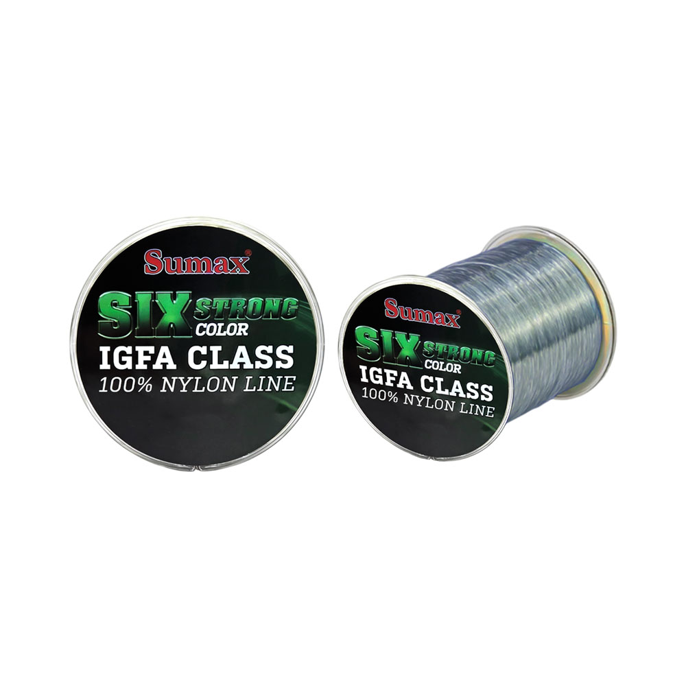 Linha de Pesca Sumax Six Strong Monofilamento 19KG 0,45MM 600M Azul