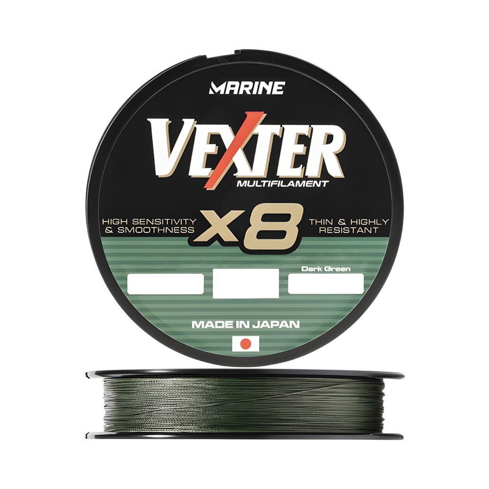 Linha de Pesca Marine Vexter Dyneema Multifilamento X8 100LBS 0,48MM 300M
