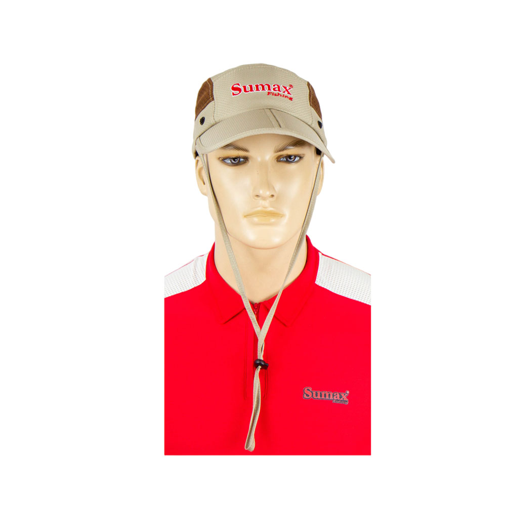 Chapéu de Pesca Sumax SB-2301KM UV Khaki