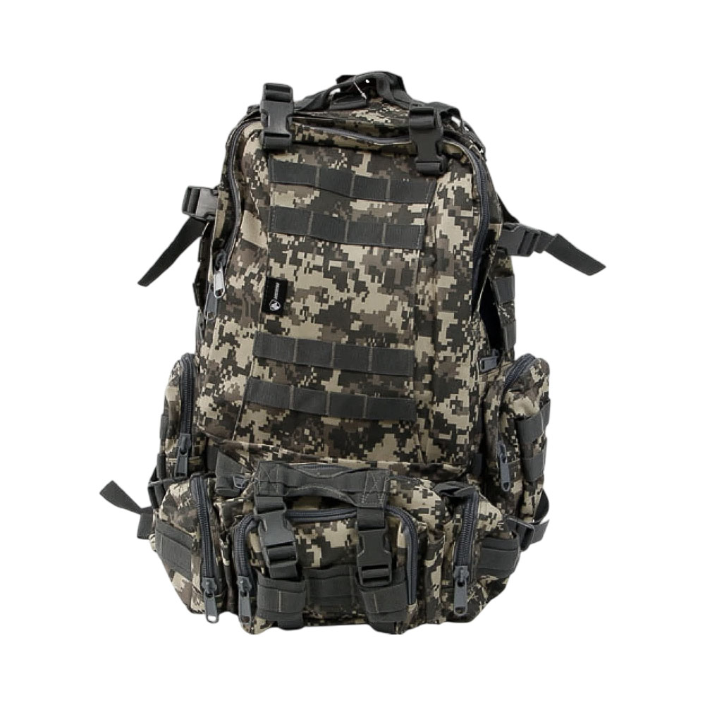 Mochila Doberman 510475 55L Cinza Camuflagem