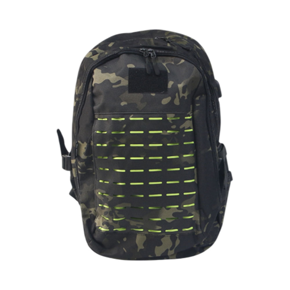 Mochila Doberman 510441 30L Navy Preto/amarelo