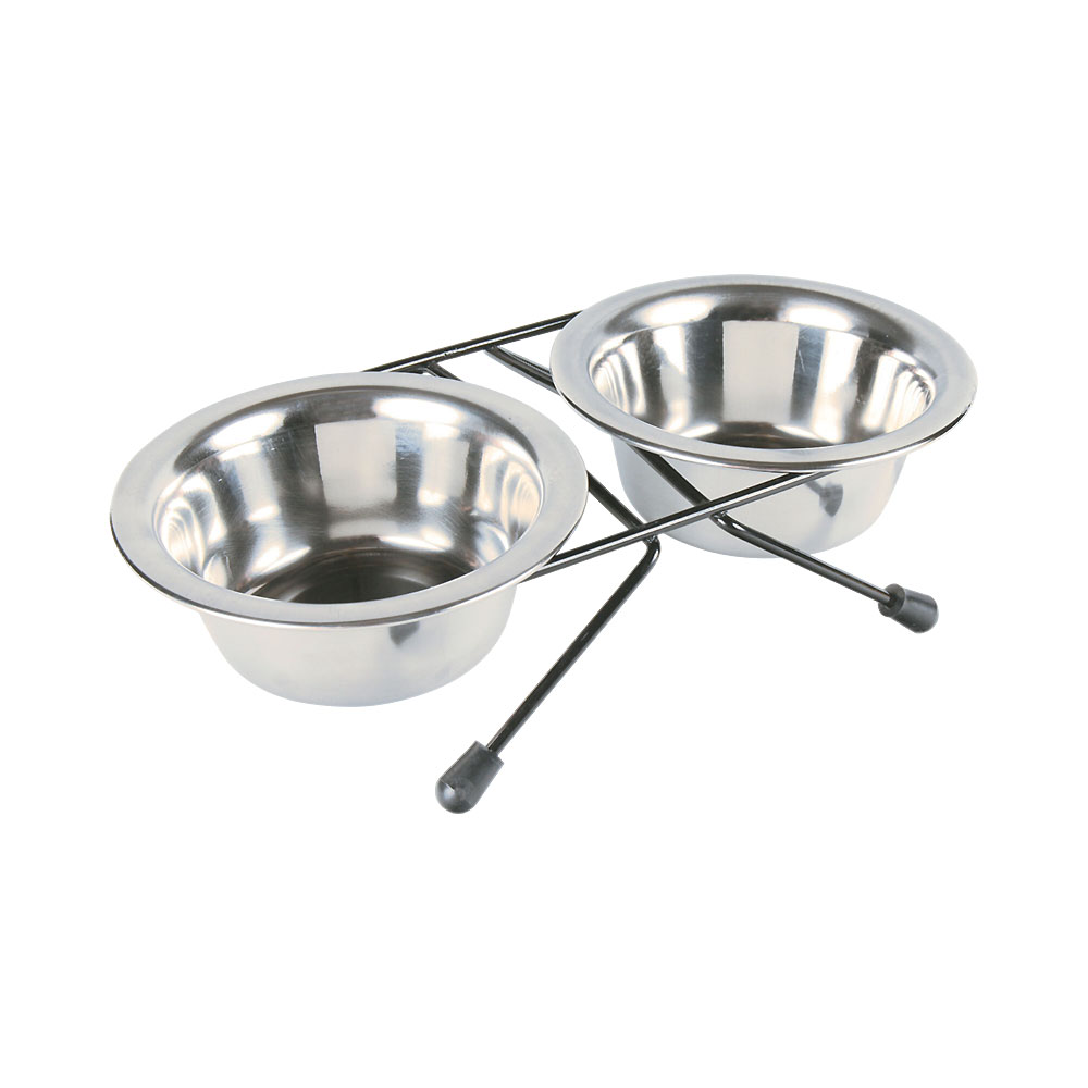 Comedouro para Animais de Estimação Trixie 24834 Bowl Set Duo 24 CM 2.8 L