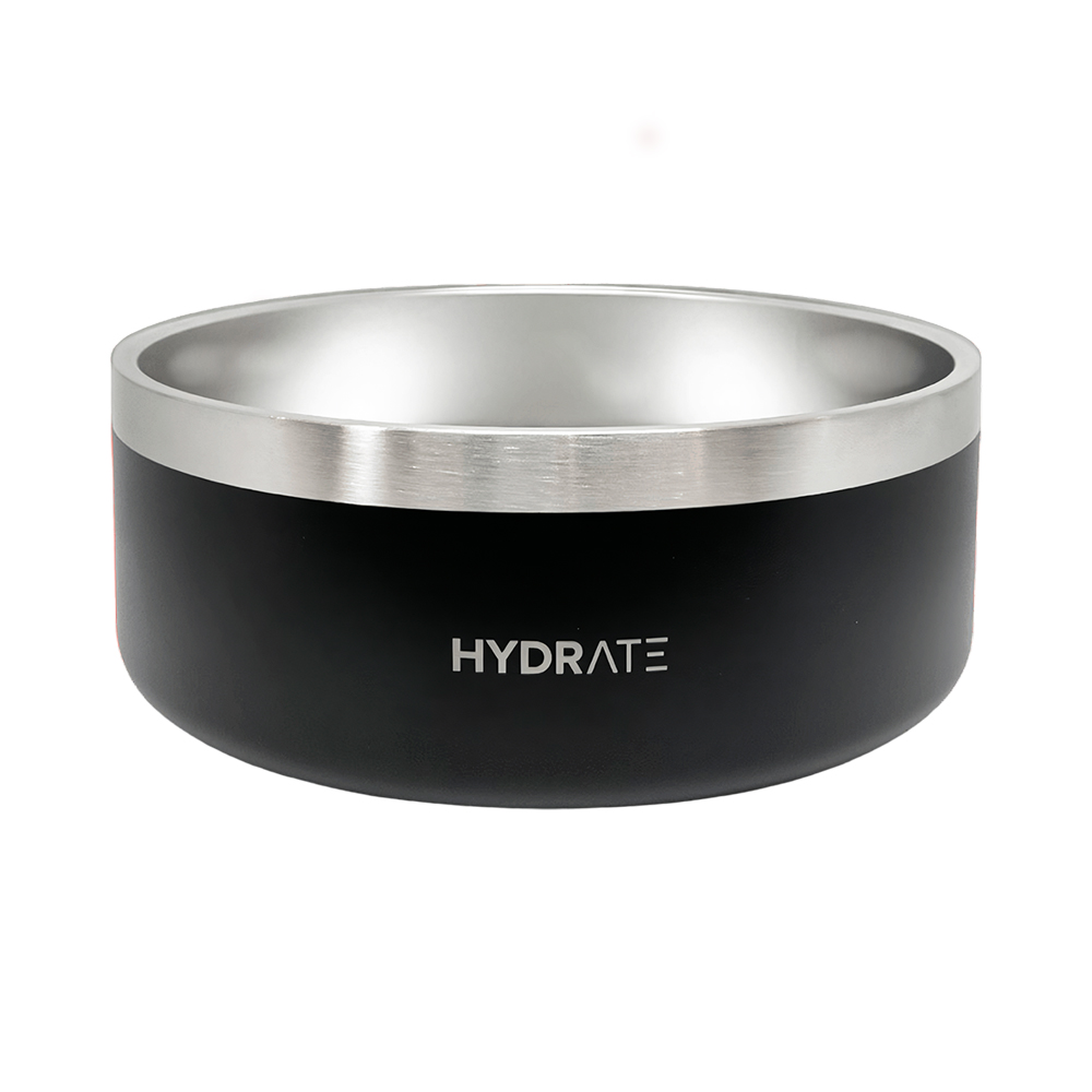 Prato para Animais de Estimação Hydrate Petbowl 1,9L Preto
