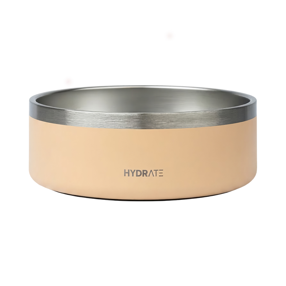 Prato para Animais de Estimação Hydrate Petbowl 946ML Bege