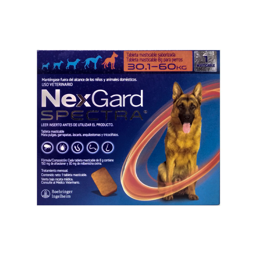 Antiparasitário Nexgard Spectra 25.1-50KG 1 Tablete