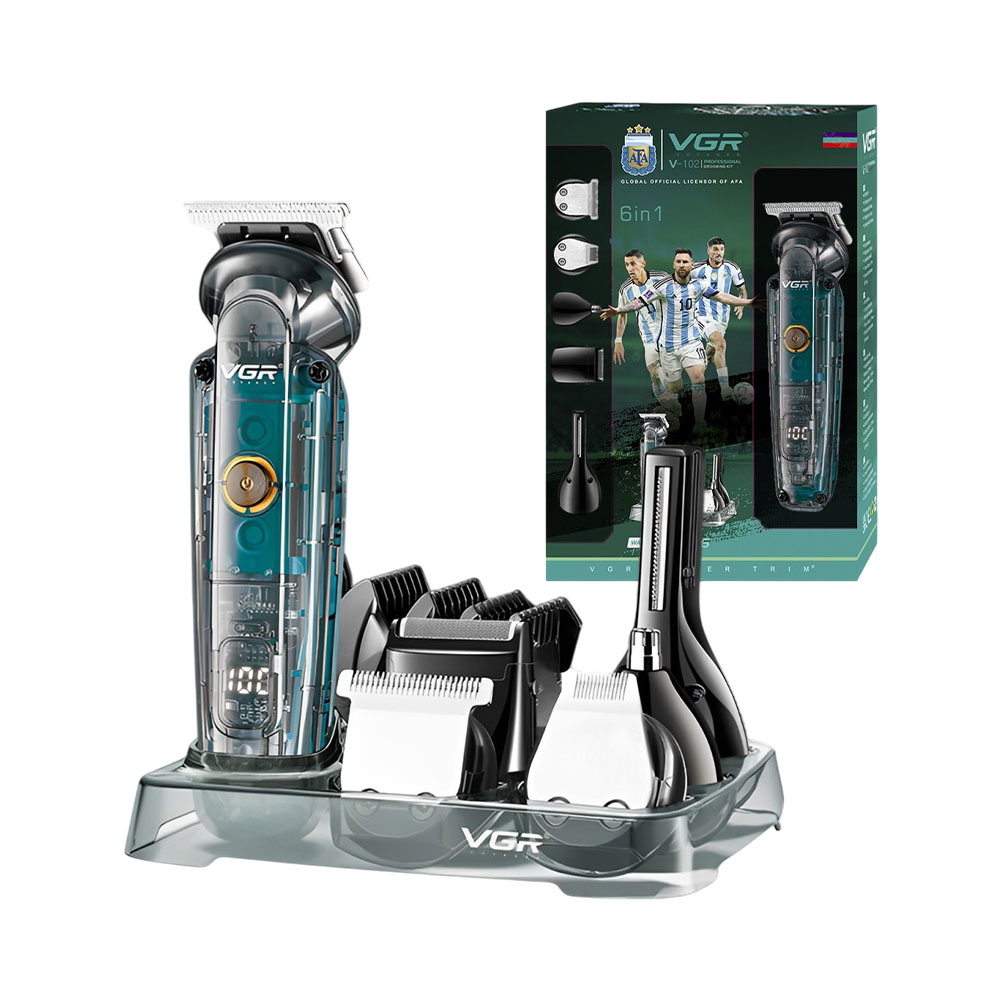 Set Máquina de Cortar Cabelo Voyager V-102 6EM1 Bivolt