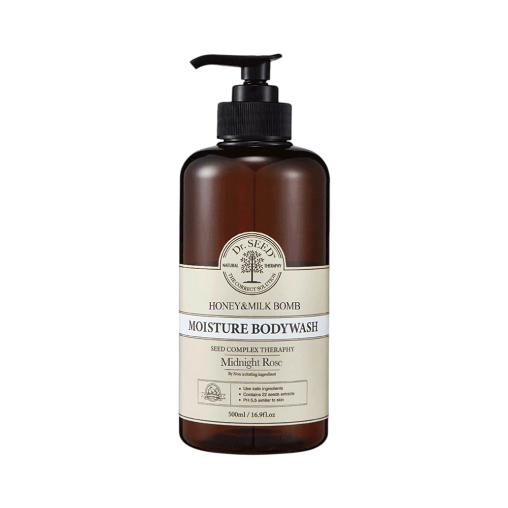 Gel de Banho Dr.seed Honey &amp; Milk Bomb Moisture Bebe Musk 500ML