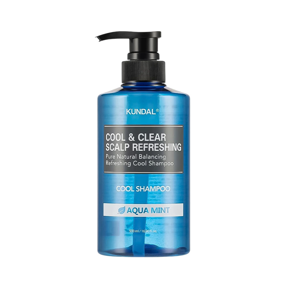 Shampoo Kundal Cool &amp; Clear Scalp Refreshing Aqua Mint 500ML