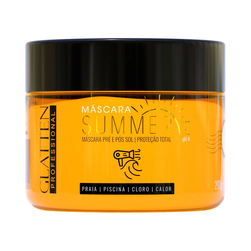 Máscara Capilar Glatten Professional Summer 290GR