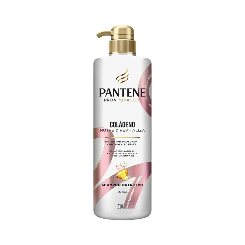 Xampu Pantene Colágeno Nutre &amp; Revitaliza 510ML