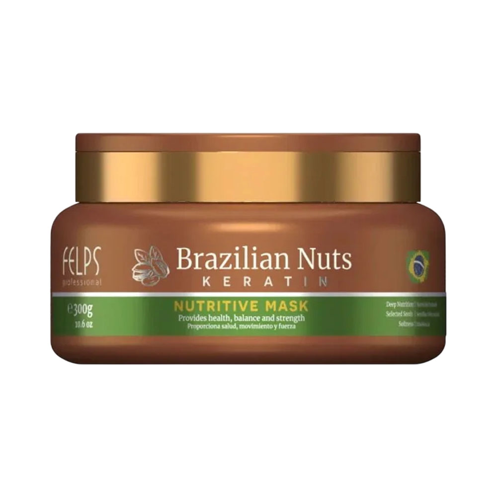 Máscara Capilar Felps Brazilian Nuts Keratin Nutritive 300GR