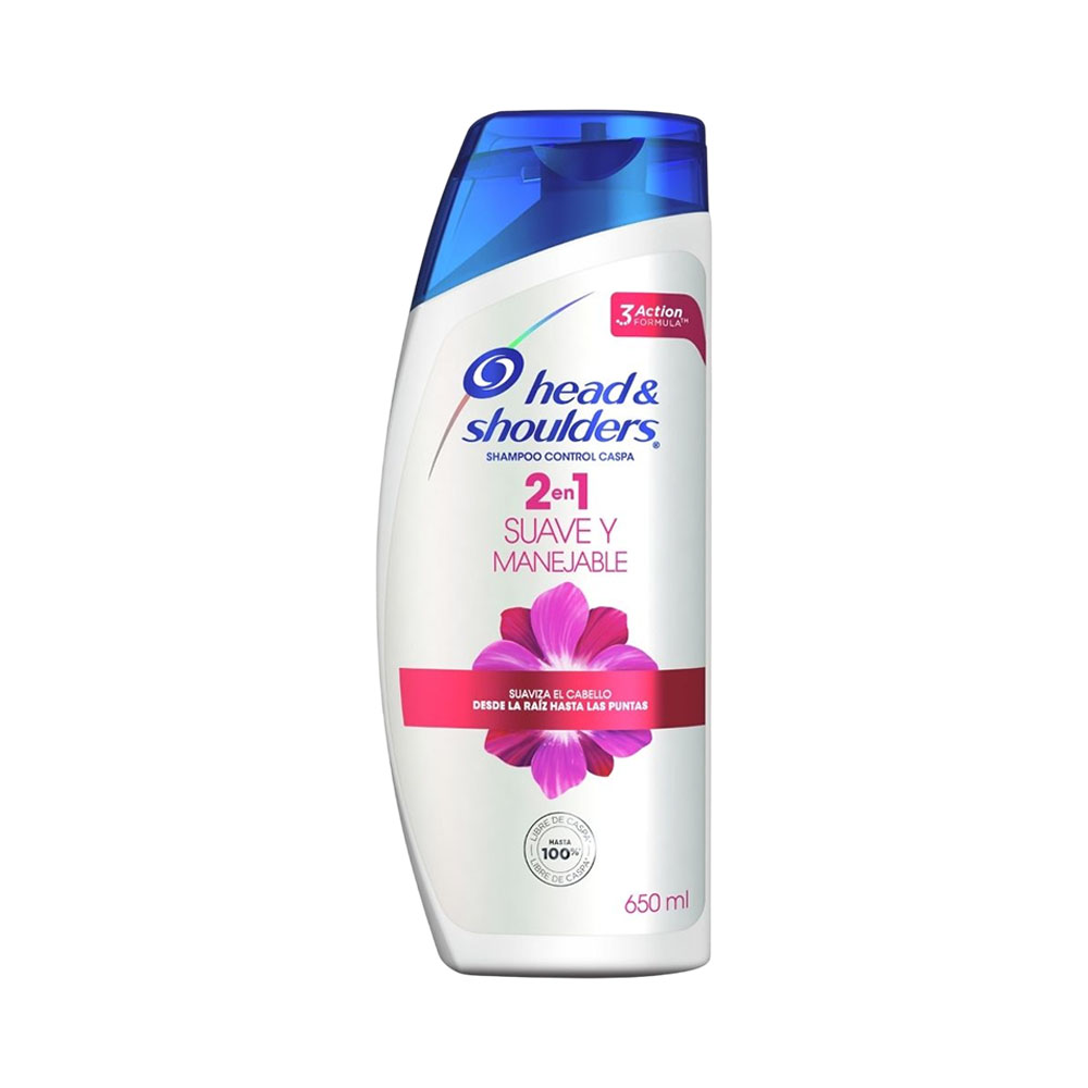 Xampu Head &amp; Shoulders 2 em 1 Macio e Prático 650ML