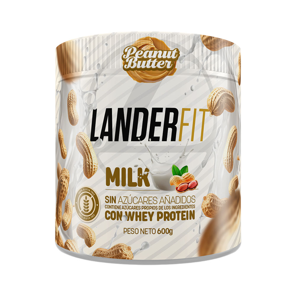 Pasta de Amendoim Landerfit Milk 600GR